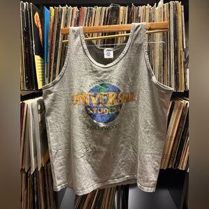 Vintage Universal Studios Gray Tank Top Escape Reality